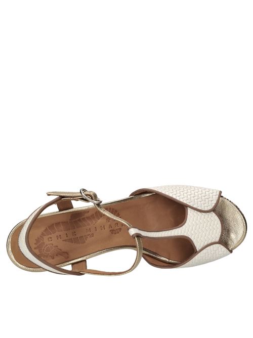 Sandali in pelle CHIE MIHARA | KEDUNI44 FORDLECHE-CHAMPAGNE-MARRONE